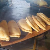 Amazing mushroom empanadas at Green Point in Cusco