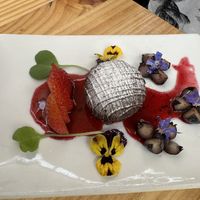 Chocolate truffle  at Green Point in Cusco