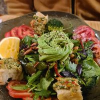 Mixed salad at Green Point in Cusco