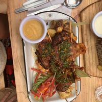 Peruvian platter  at Green Point in Cusco