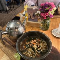 Ramen soup  at Green Point in Cusco