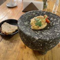 Vegan appetiser   at Green Point in Cusco