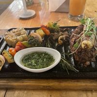 Vegan Tacu Tacu  at Green Point in Cusco