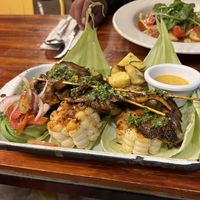 Grill plate  at Green Point in Cusco