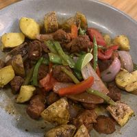 Vegan Saltado  at Green Point in Cusco