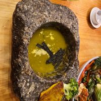 Pumpkin soup 10/10 at Green Point in Cusco