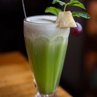 Green Smoothie with Piña at Green Point in Cusco