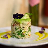 Quinoa Salad at Green Point in Cusco