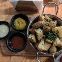 Andean fries at Green Point in Cusco