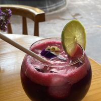 Maiz morada kombucha   at Green Point in Cusco