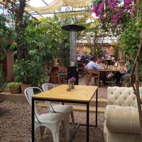 Beautiful garden at Green Point in Cusco