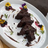 Torta de chocolate  at Green Point in Cusco