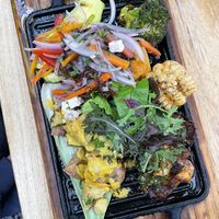 Parrillada peruana vegana    at Green Point in Cusco