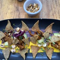 Criolle mushrooms (pleurotus)  at Green Point in Cusco
