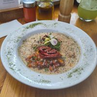 Risoto de quinoa at Green Point in Cusco