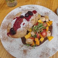 Pancakes at Green Point in Cusco