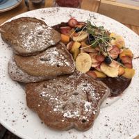 Pancakes   at Green Point in Cusco