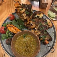 anticuchos   at Green Point in Cusco