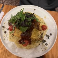 quinoa cake   at Green Point in Cusco