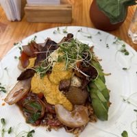 omlete  at Green Point in Cusco