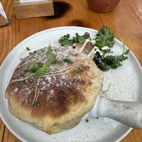 french onion soup  at Green Point in Cusco