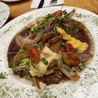 CRÉPE STYLE HASH BROWNS  at Green Point in Cusco