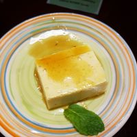 Dessert - panacotta at Green Point in Cusco