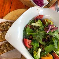 Salad at Green Point in Cusco