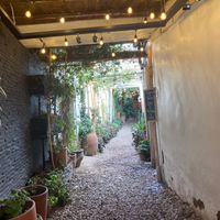 Hallway to dining room at Green Point in Cusco