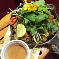 Spicy flavourful Pad Thai at Green Point in Cusco