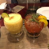 Pisco kombucha  at Green Point in Cusco