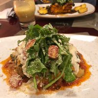 Vegan lasagna  at Green Point in Cusco