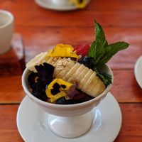 Açai bowl at Green Point in Cusco