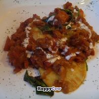 Pumpkin ravioli ... a must try! at Green Point in Cusco