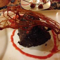 chocolate cake at Green Point in Cusco