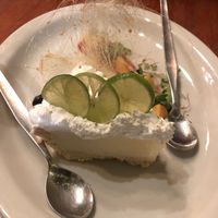 Key lime pie at Green Point in Cusco
