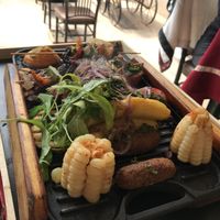 Grilled vegetables for 2 at Green Point in Cusco