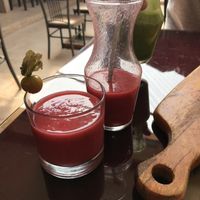 Juice at Green Point in Cusco