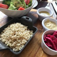Sides with the grilled platter at Green Point in Cusco