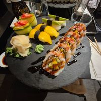 Vegan platter at Tiger Sushi Bar  in Bodo