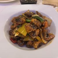Teriyaki mushroom chiili  at La Piedra in 