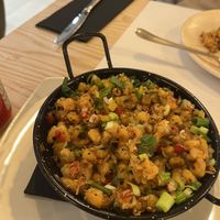 Crispy corn pepper chilli  at La Piedra in 