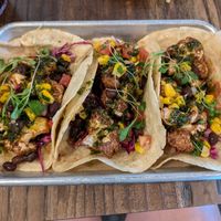 Vegan tacos at Old Dog Alehouse & Brewery in Delaware