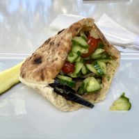 Sabich, veganized   at Shuk Savannah in Savannah