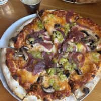   at Rocky Mountain Flatbread Co in Canmore