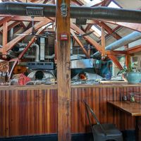 Atmosphere is bright and inviting at Flatbread Company in North Conway