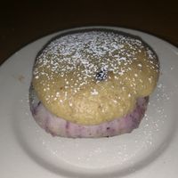 Lemon and blueberry whoopie pie. Delicious!!  at Flatbread Company in North Conway