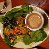 Awesome salad at Flatbread Company in North Conway