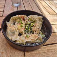 Dumplings at Minari Korean Kitchen in Stellenbosch