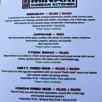   at Minari Korean Kitchen in Stellenbosch